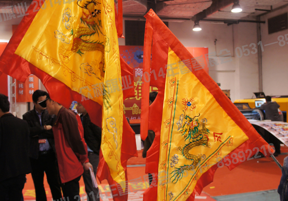 旗帜制作2014年春季展会之仿古旗制作(图2)